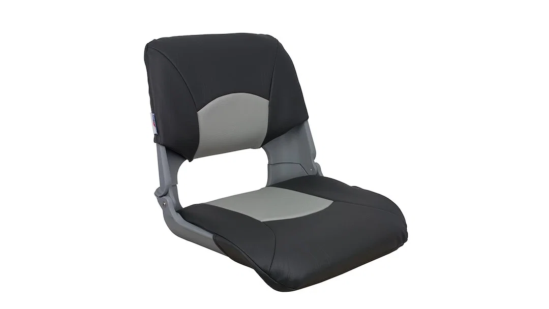 1061017 – SPRINGFIELD Boat Seat, Helm Seat High Back Seat Non-Adjustable Foldable 20 Length x 17 Inch Width x 18 Inch...